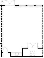 Madrone Room Floor Plan without tables as an example