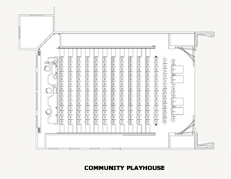 image of the Community Playhouse Floor Plan