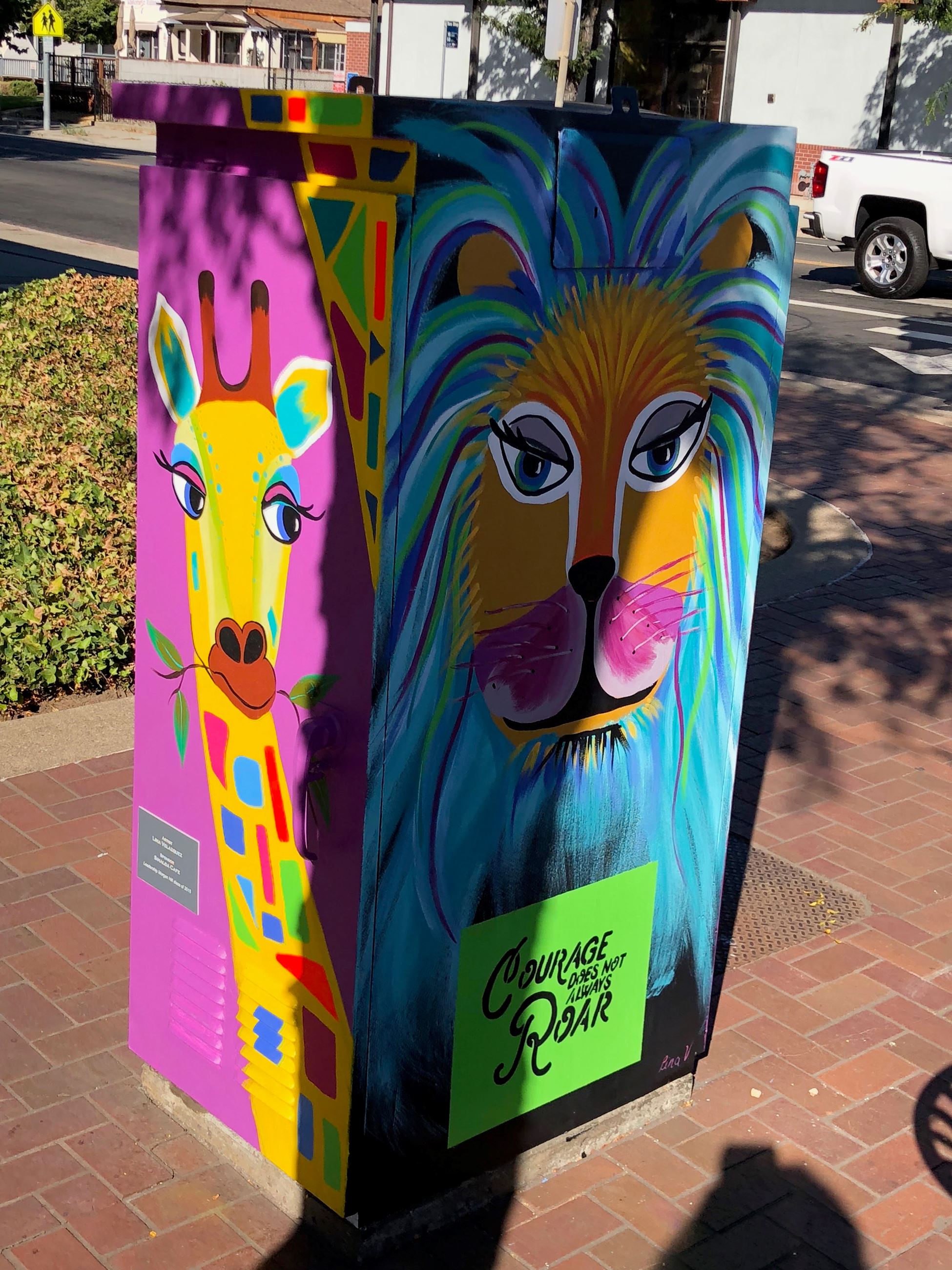 Courage Does Not Always Roar Utility Box