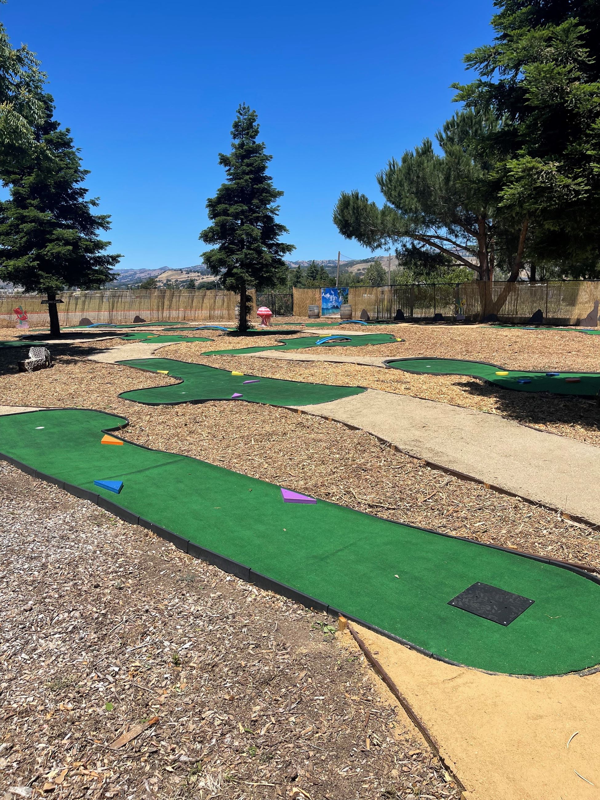 Mini Golf Course - Long View of Course