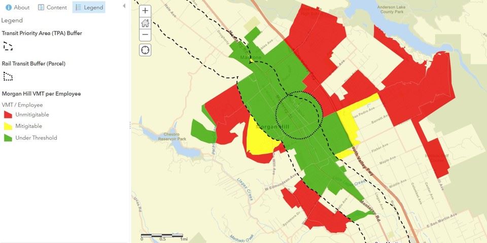 VMT per Employee (Morgan Hill Threshold)