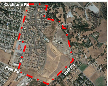 Cochrane Borello site map